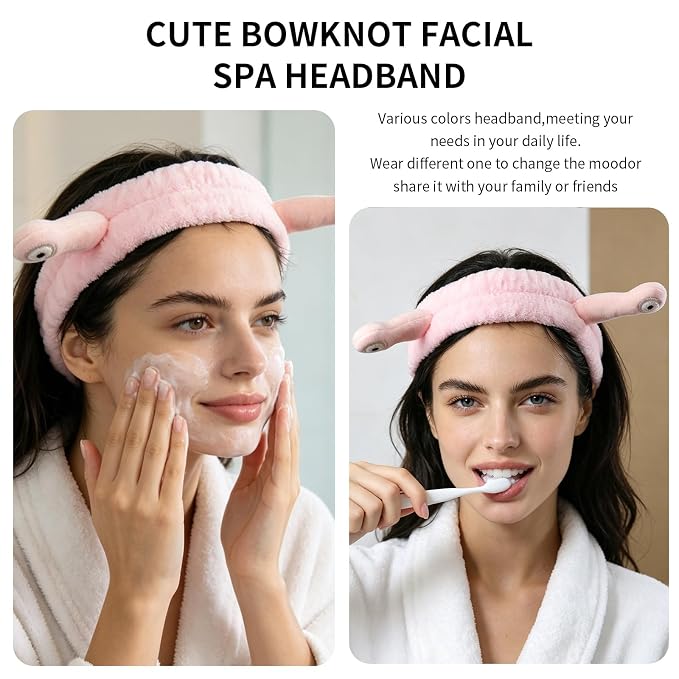 PERFECTSIGHT Kawaii Headband for Spa, Washing Face, Party - Image 4