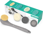 VOYOR Electric Body Brush Back Scrubber Silicone Body Scrubber Two-Way Rotating by VOYOR