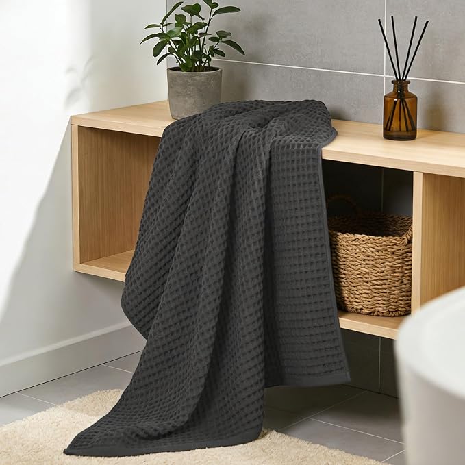 Jacquotha Waffle Bath Towels 2-Piece - Image 2