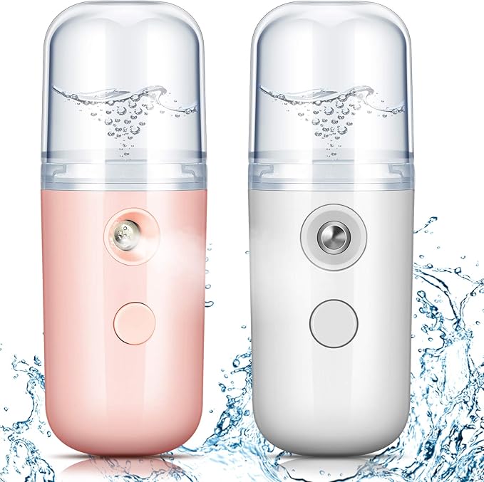 Honoson 2 Pack Nano Facial Mister Spray Bottle Handheld Humidifier Portable by Unknown