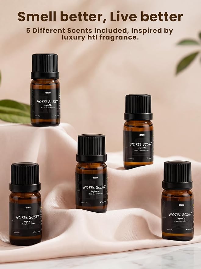 XEITIN Waterless Diffuser with 5 Hotel-inspried Scent Oil - Image 9