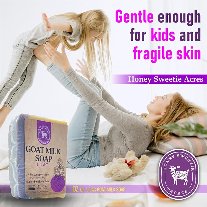 Honey Sweetie Acres Lilac Goat Milk Soap - Image 5
