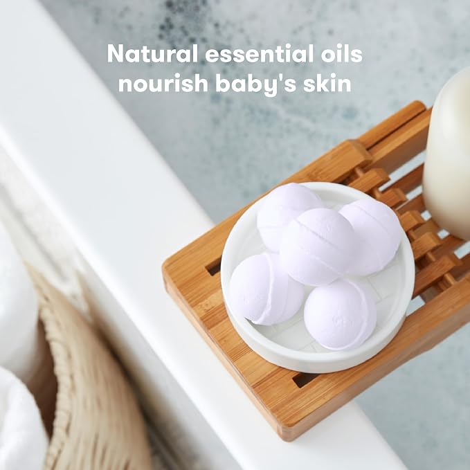 Frida Baby Natural Sleep Bath Bombs, Lavender Essential Oil Bath Bombs - Image 3