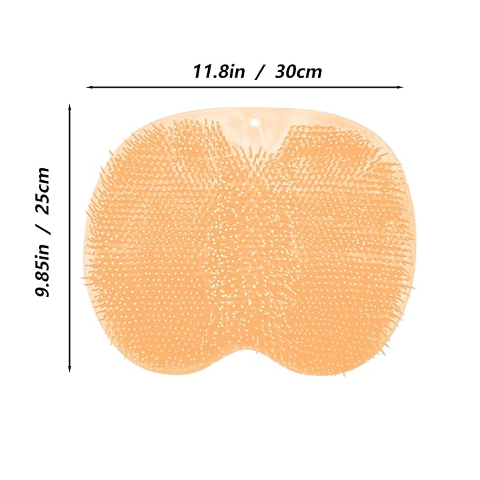 Shower Foot and Back Scrubber Mat, Wall Mounted Shower Foot Scrubber - Image 6