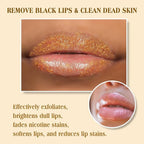 Turmeric Lemon Lip Scrub with Brush, Lip Scrubber Exfoliator - Image 5