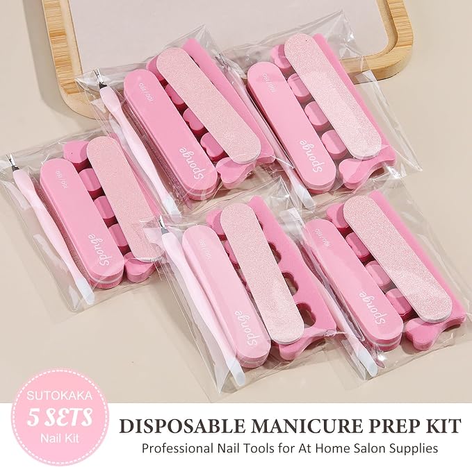 SUTOKAKA 5 Sets Manicure Prep Kit - Image 3