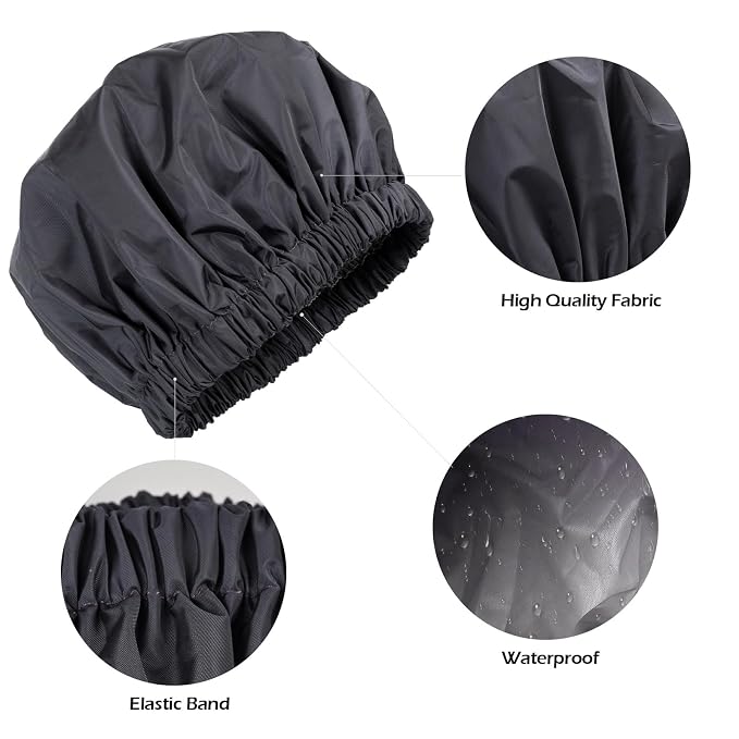 Shower Cap for Women Reusable Waterproof, Large Bath Cap - Image 3