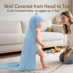 MIGIOL Muslin Baby Towels 100% Cotton ，Super Soft Muslin Baby Bath Towel - Image 7