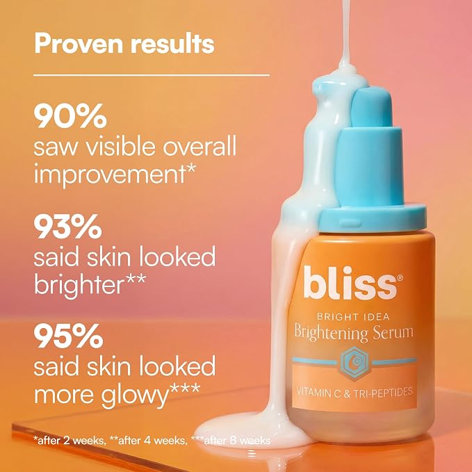 Bliss Vitamin C + Tri-Peptide Face Serum – Stabilized Vitamin C - Image 2