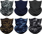 Venswell Neck Gaiter Face Mask Men Women, Seamless Bandana Rave Face Cover by Venswell