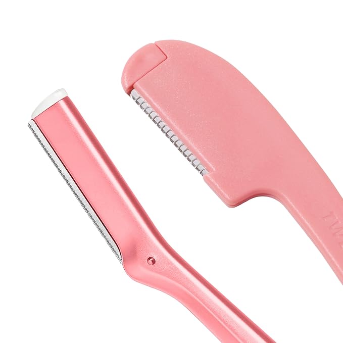 Tweezerman Tea Rose Prep and Plane Facial Razor Set - Image 2