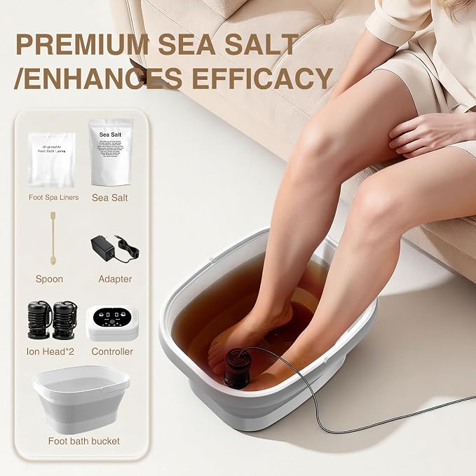 Ionic Foot Bath Detox Machine, Foot Detox Foot Bath Soak Tub - Image 9
