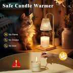 Hong-in Crystal Adjustable Height Candle Warmer Lamp - Image 5