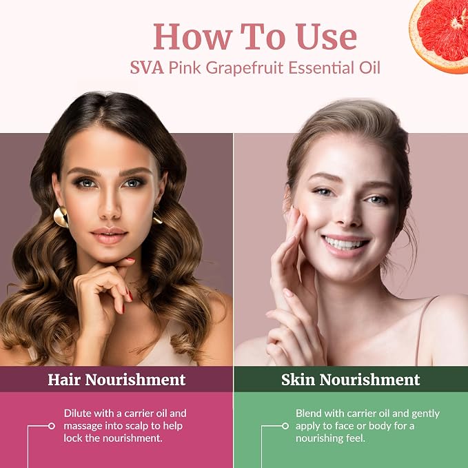 SVA Grapefruit Essential Oil Pink – 4 Fl Oz – 100% Natural Grapefruit Oil - Image 5