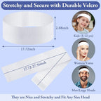Sublaga 40 Pcs Disposable Spa Facial Headbands, Stretch Headband Wrap - Image 4