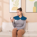 Ruqiji 19" x 24" Weighted Neck&Shoulder Heating Pad, 2.5lbs - Image 5