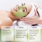 SHVYOG Green Tea Face Mask, Antioxidant Green Tea Clay Mask - Image 6