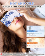 Lavender Eye Pillow for Relaxation, Sleep – Weighted Eye Mask for Headache - Image 4