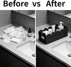 Scalloped Toilet Tank Basket for Back of Toilet, Bathroom Organizer for Tank Top - Image 8