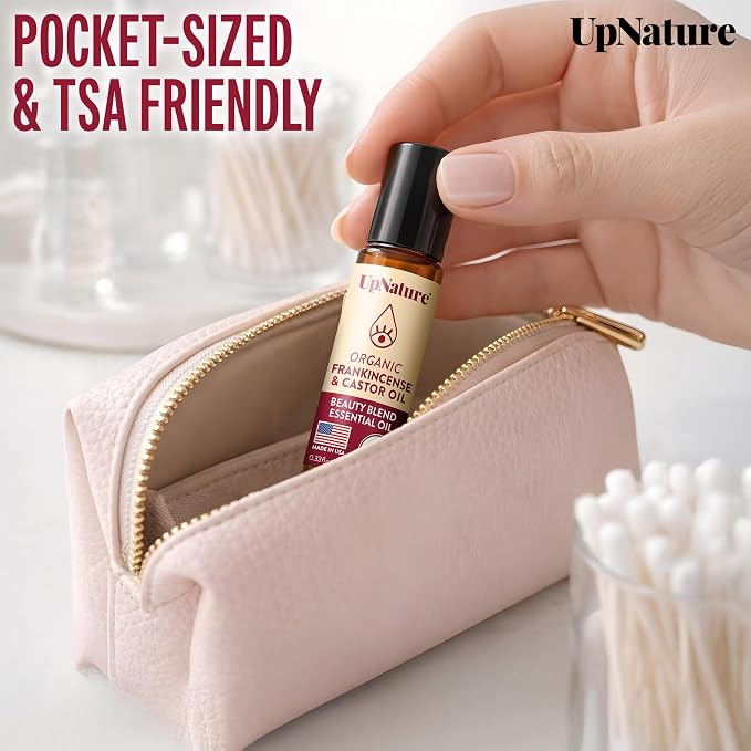 UpNature Beauty Castor Oil Roll On Eye Roller - Image 5