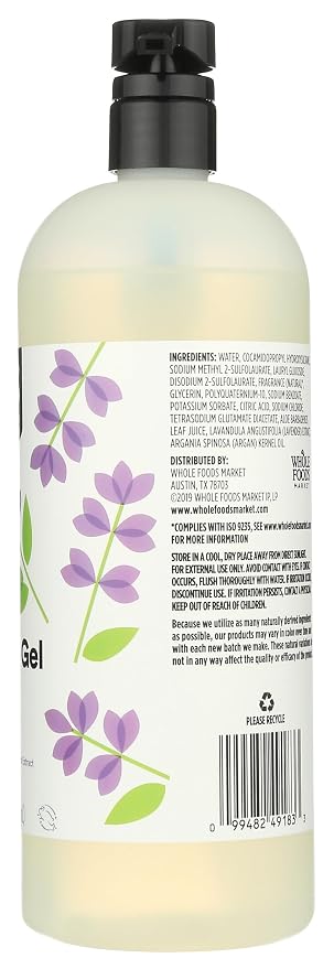 365 by Whole Foods Market, Foaming Shower Gel, 32 Fl Oz - Image 7