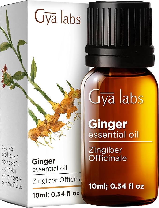 100% Pure Ginger Essential Oil by GyaLabs