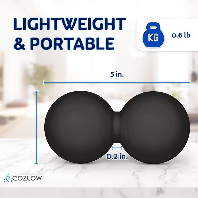 COZLOW Double Lacrosse Silicone Massage Ball - Image 5
