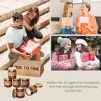 M&SENSE 6 Pack Christmas Candle Gift Set, Aromatherapy Candle Gift - Image 7