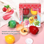 4 PCS Bee Lip Balm Lip Mask Fruit Pot, Lip Balm - Image 6