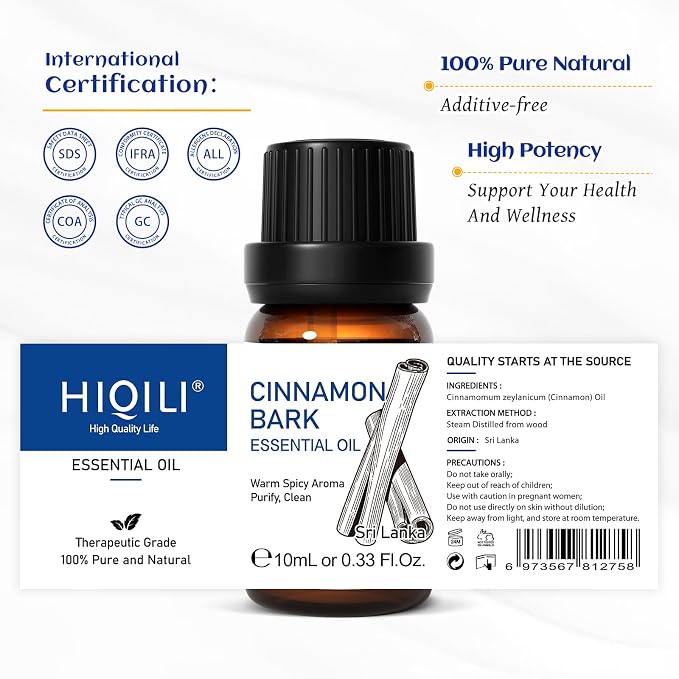 HIQILI 0.33 Fl Oz Cinnamon Essential Oil - Image 7