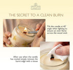 Candle Vanilla Bean 22oz with Wooden Wick in a Presentation Gift Box & - Image 6