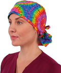 Sparkling EARTH Big Hair Ponytail Classic Surgical Style Scrub Working Cap by SparklingEARTH