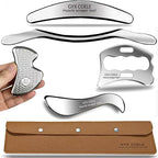Muscle Scraper Tool Set, Stainless Steel IASTM Tools by GYXCOELEIASTMTOOL