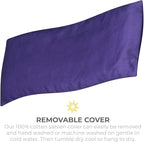Sunshine Yoga 4-Pack Scented Sateen Eye Pillows, Low-Luster, Hot or Cold Therapy - Image 3