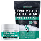 Tea Tree Oil Foot Soak and 40% Urea Cream by Lavinso