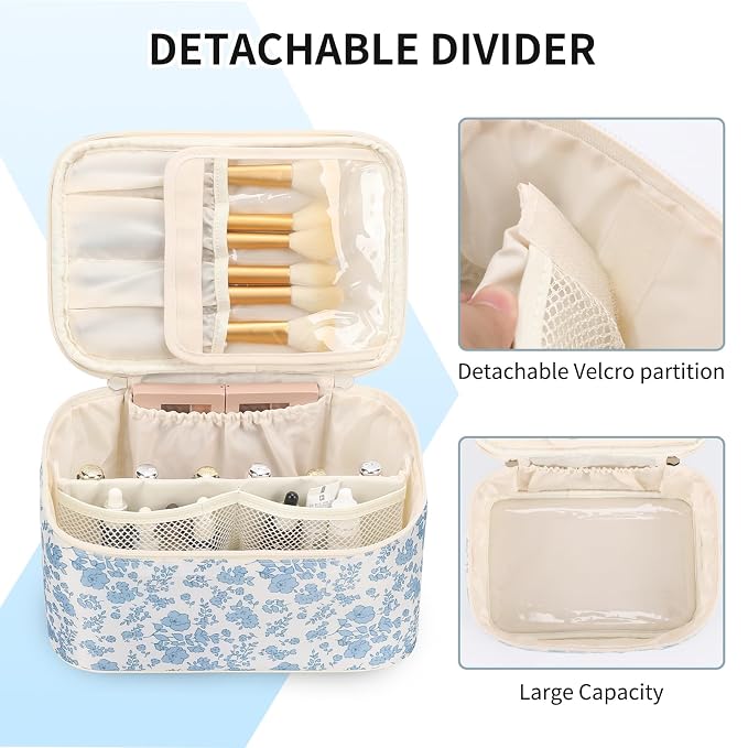 OCHEAL Makeup Bag Portable Cosmetic Bag - Image 4