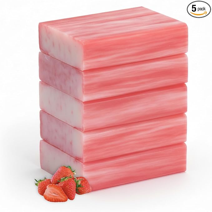Simple Scents Australia Melon Strawberry Scented Natural Soap Bars, 3.5oz by SimpleScentsAustralia