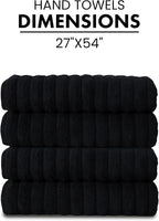 Classic Turkish Towels CTT Premium 4 Pack Bath Towels Set, Made - Image 5