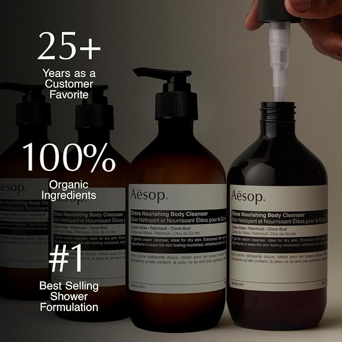 Aesop Eleos Nourishing Body Cleanser | Moisturizing Body Wash - Image 3