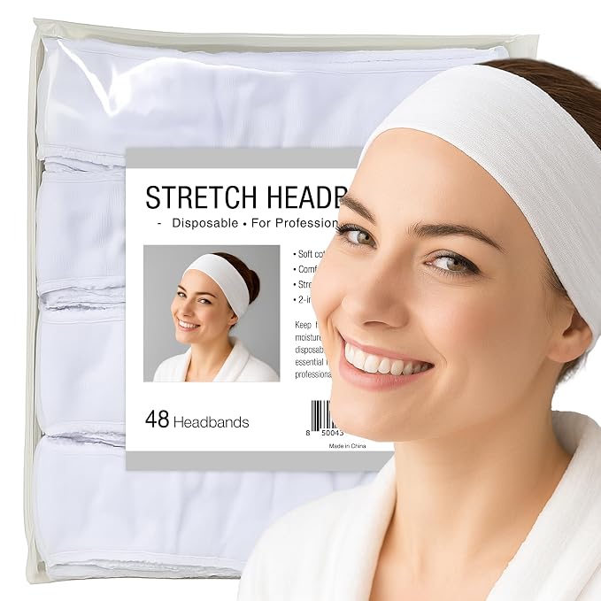 APPEARUS 480-Count Disposable Spa Headbands by APPEARUS