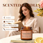 12 Pack Scented Soy Candles Set, 3.5oz Glass Jar Aromatherapy Candles, 20-25H - Image 2