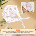 Adjustable Scrub Cap with Buttons & Sweatband, Working Hat with Elastic Tie Back - Image 5