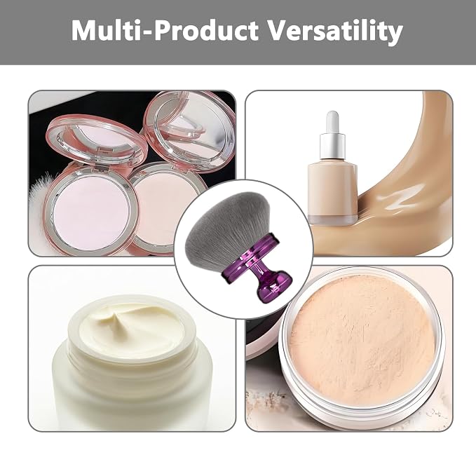 Body Makeup Brush Extra Large Oval Self Tanning Brush Multipurpose 74mm - Image 7