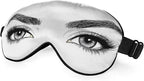 Sexy Eyes Sleep Eye Mask Woman Eyelashes Eyebrows Beautiful Silk Eye Mask by Unknown