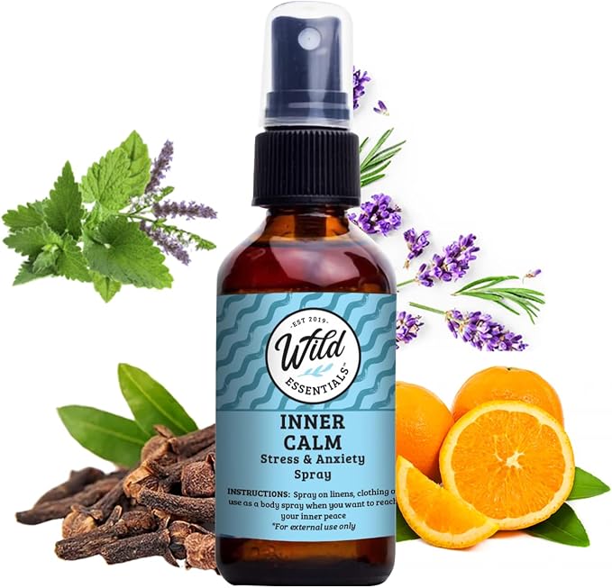 Wild Essentials All Natural Essential Oil Sprays, 2 Ounce, Organic Witch Hazel by WildEssentials