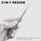 Pre-treatment Cuticle Pusher, Russian Prep Nail Pushers, Dual Ended Cuticle - Image 6