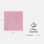 Madison Park 6-Piece Towel Washcloths Set - Image 9