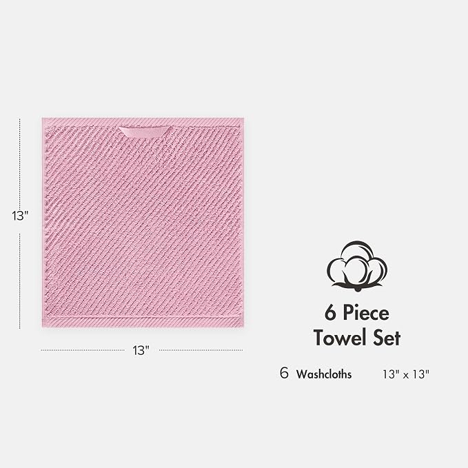 Madison Park 6-Piece Towel Washcloths Set - Image 9
