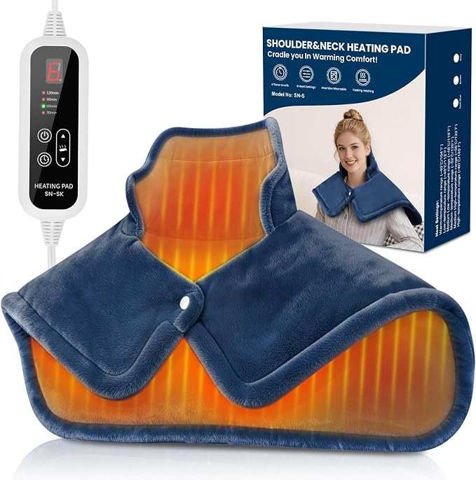 Neck Heating Pad, Heating Pads for Neck and Shoulders and Back by Unknown