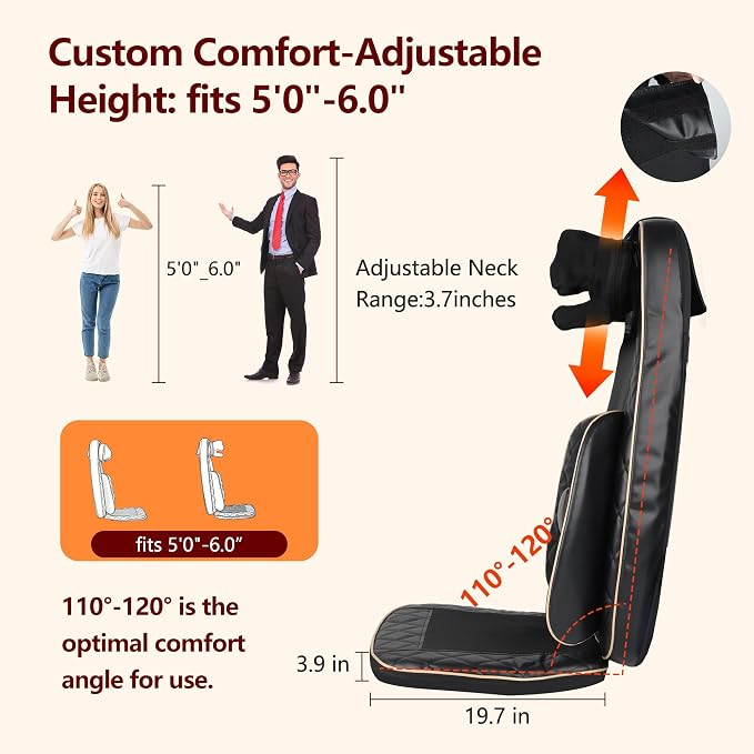 Neck and Back Massager with Heat - Image 5